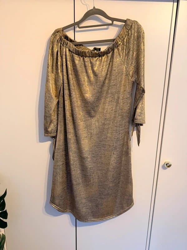 Progress London Ladies Gold Dress Size 14