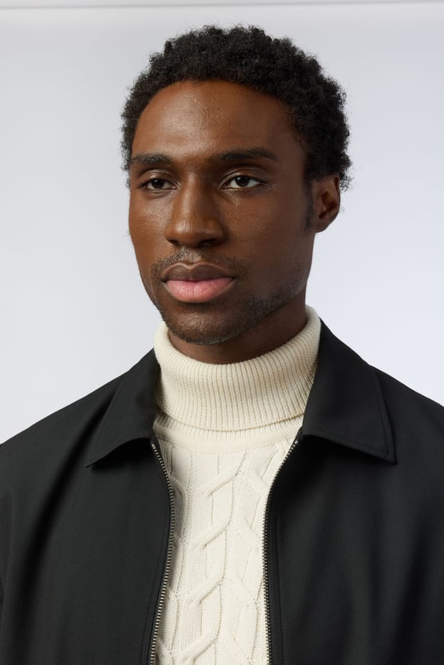 Melka Melka Men's Zipped Jacket in Black - 3