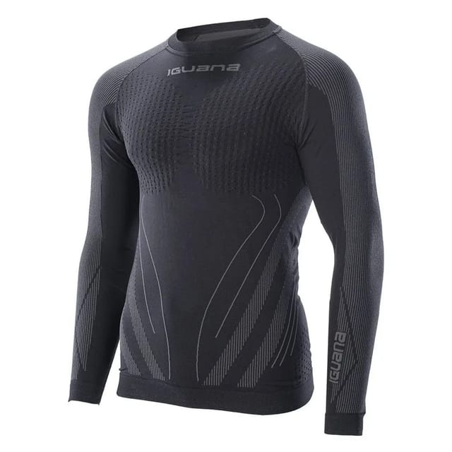 Iguana Iguana Men's Gambit Thermoactive Base Layer Top in Dark Navy - 3