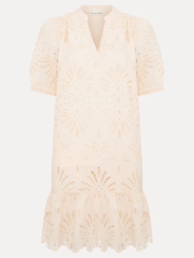 Phase Eight Phase Eight Women's Liliana Embroidered Mini Dress in Lemon - 2