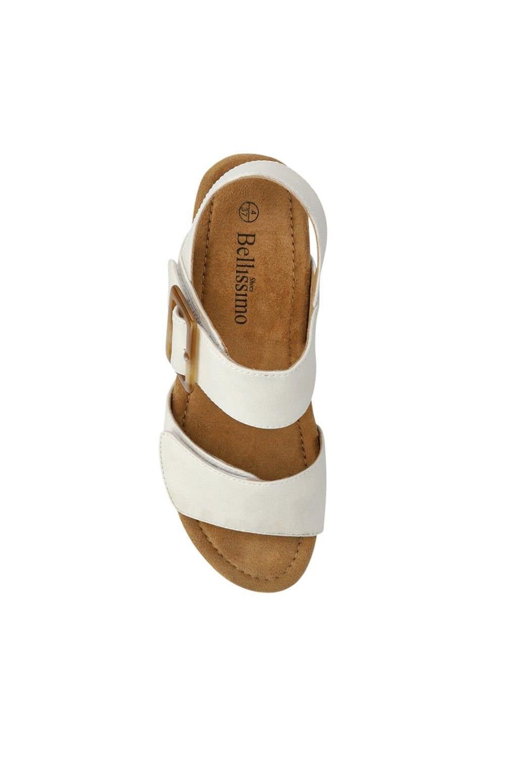 Bellissimo Bellissimo Women's Wedge-Heeled Espadrilles in White - 4