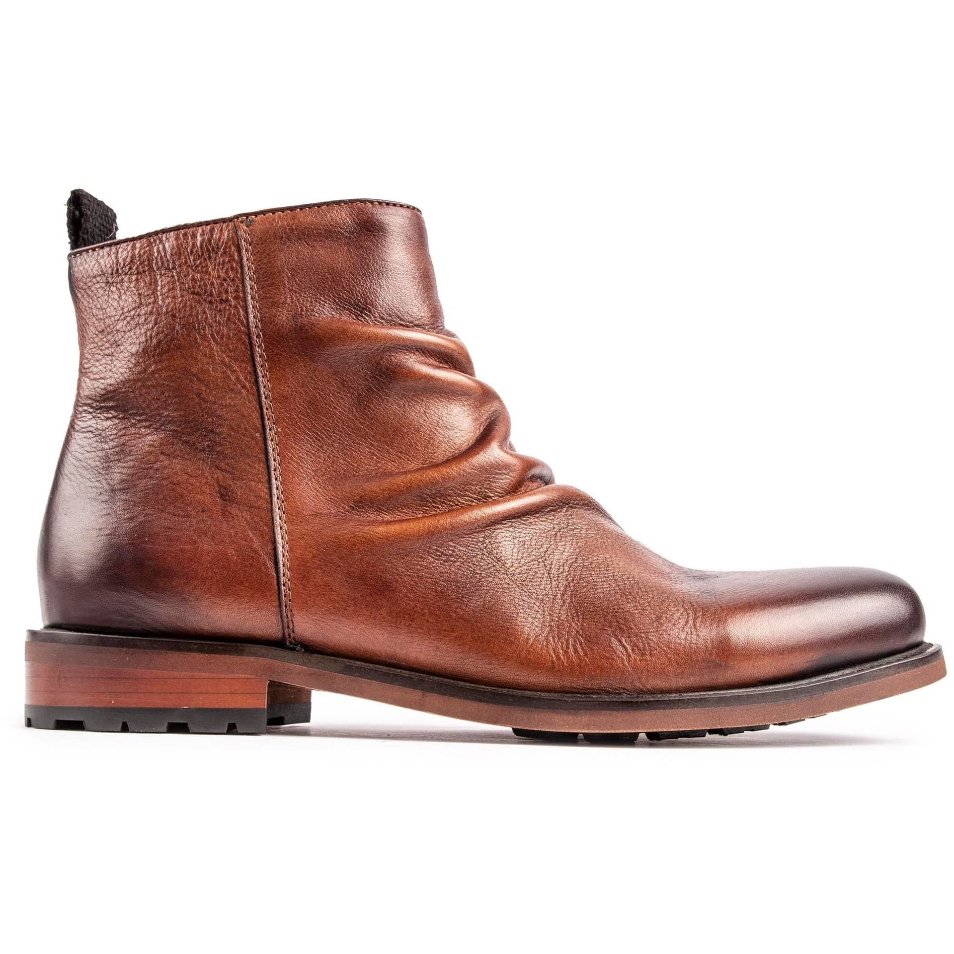 SOLE SOLE Men's Axe Inside Zip Boots in Tan