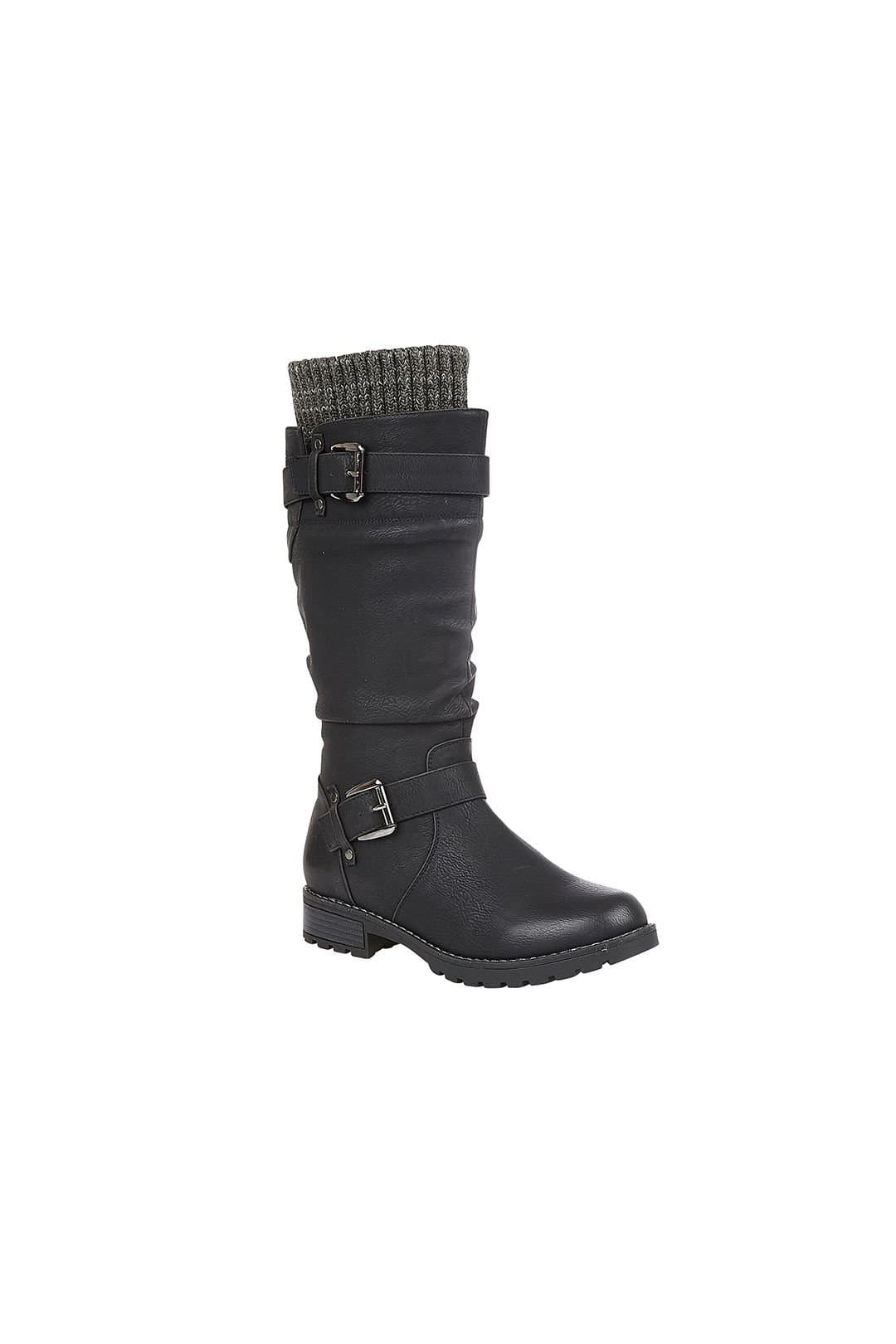 Lotus Lotus Women's Black 'Juniper' Knee High Boots