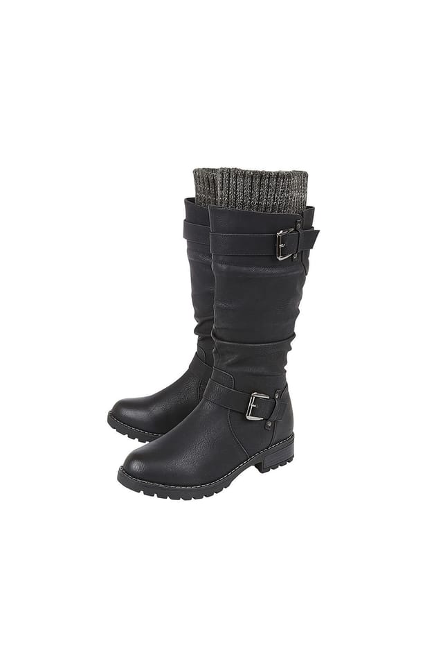 Lotus Lotus Women's Black 'Juniper' Knee High Boots - 2