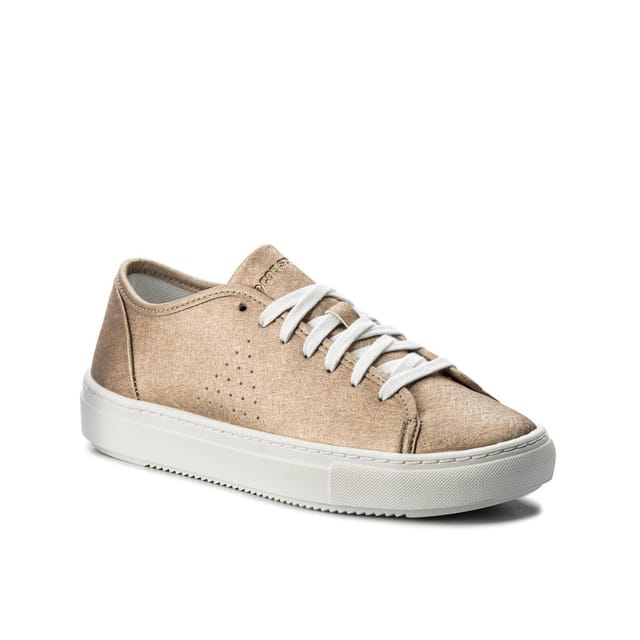 Le Coq Sportif Le Coq Sportif Women's Jane Metallic Lace-Up Pink Smooth Leather Trainers - 2