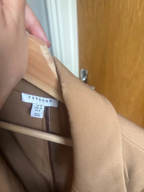 Topshop Tan blazer