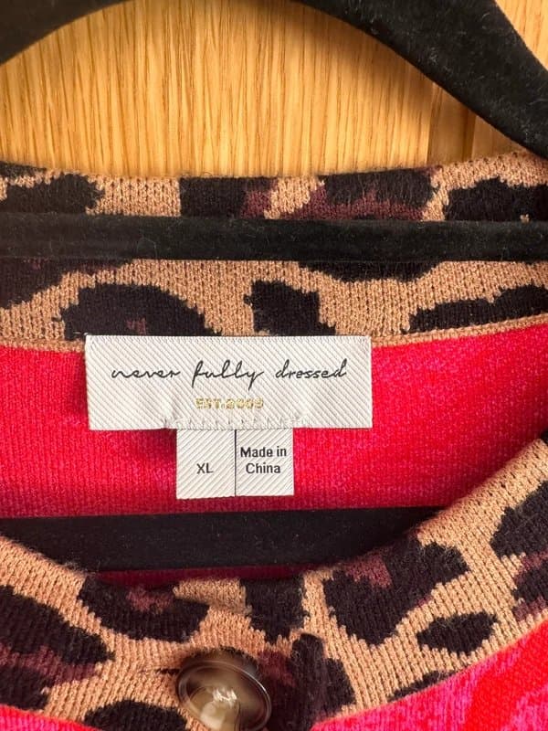 Never Fully Dressed Never fully dressed cardigan size XL