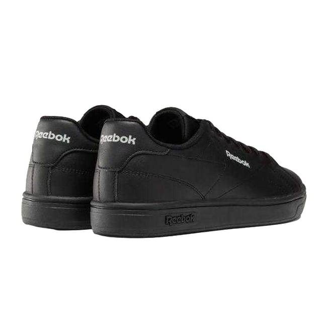 Reebok Reebok Men's Court Clean Leather Trainers in Black - 2