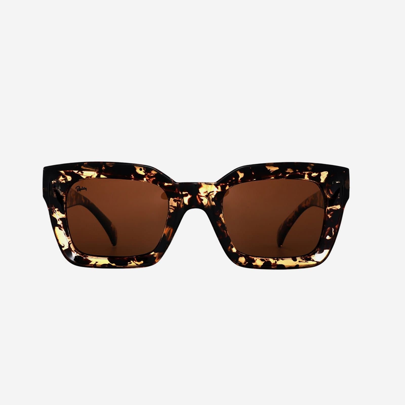 REALITY EYEWEAR REALITY EYEWEAR Women's Onassis - Honey Turtle in Brown
