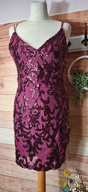Windsor Windsor backless sparkly sequin occasions dress size 10
