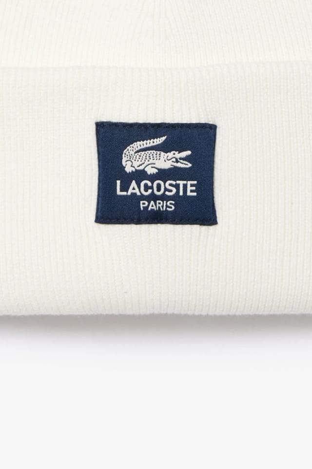 Lacoste Lacoste Men's Logo Beanie Grey - 2