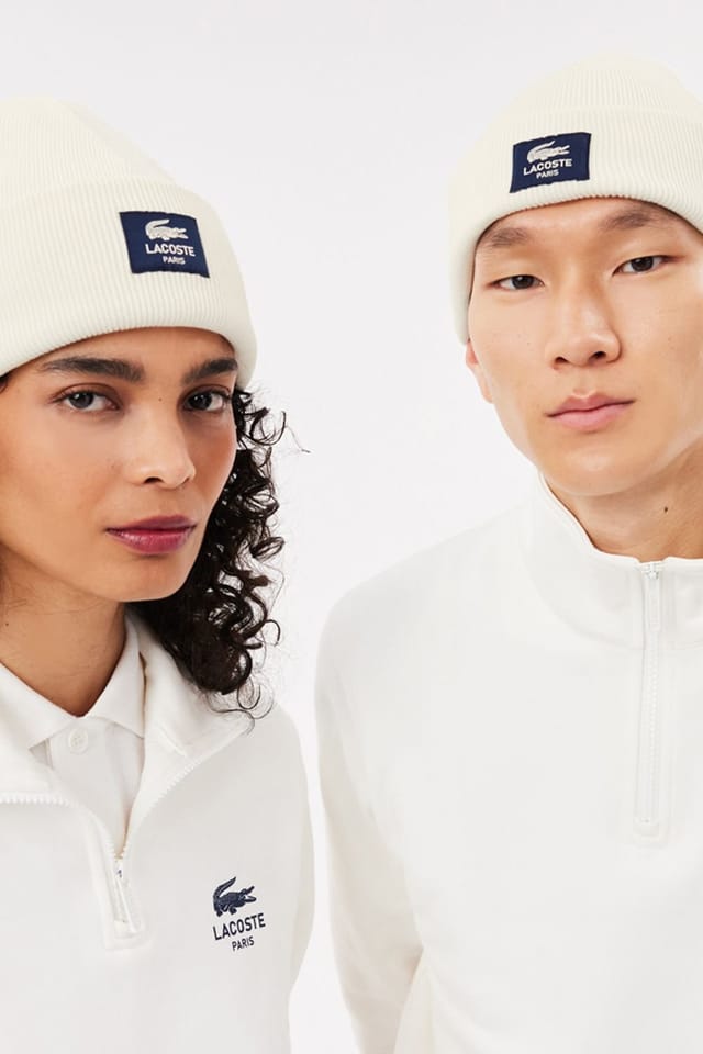 Lacoste Lacoste Men's Logo Beanie Grey - 3