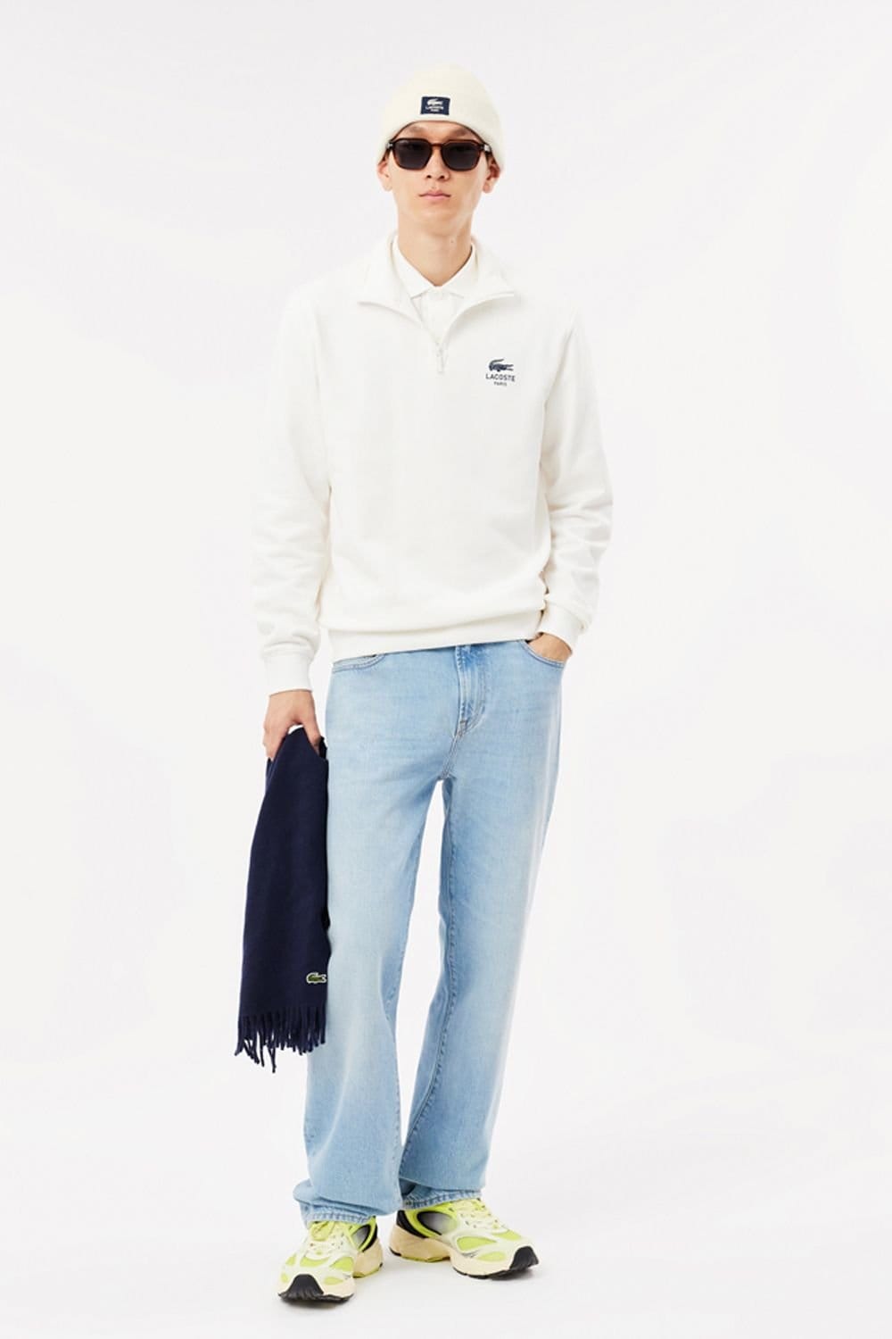 Lacoste Lacoste Men's Logo Beanie Grey - 4