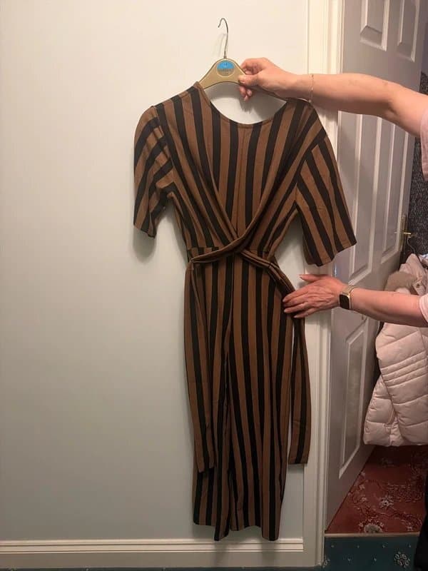 Bershka Bershka stripy playsuit