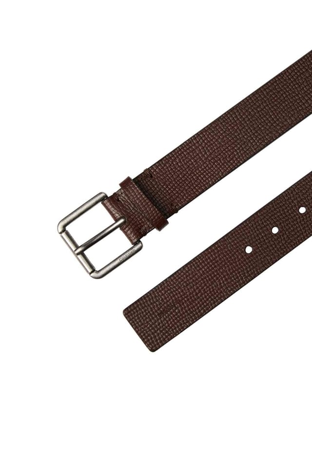 Calvin Klein Calvin Klein Men's Casual Roller Buckle 40Mm Ck Chestnut Brown / Antique Silver - 2