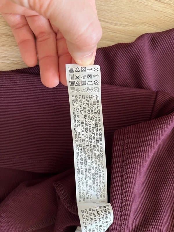 Bershka New bershka burgundy 3/4 length sleeve dress, Women’s size 10-12