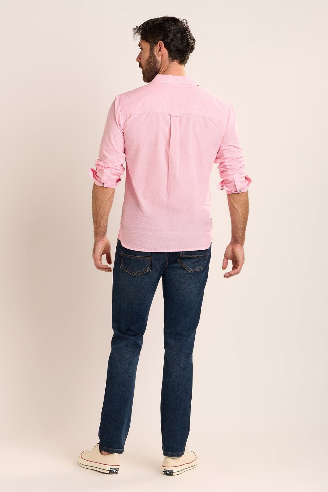 Brakeburn Brakeburn Men's TAMERTON SHIRT in Pink - 3