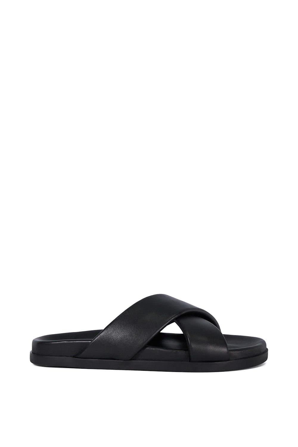 Dune London Dune London Men's 'Isaacs' Leather Sandals in Black