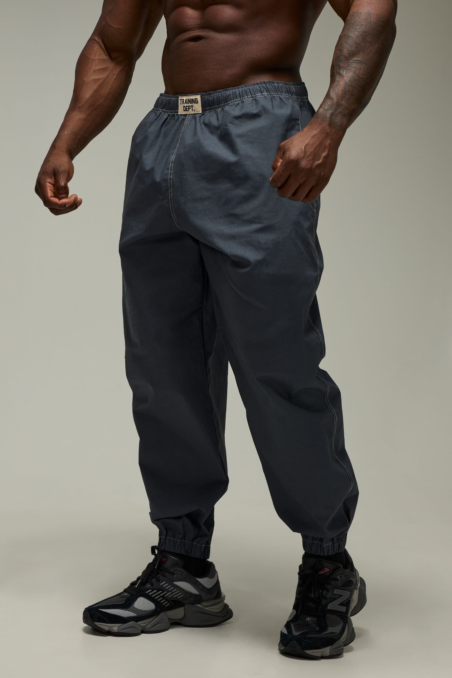 Training Dept. Training Dept. Men's Training Dept Contrast Stitch Pump Pant in Grey