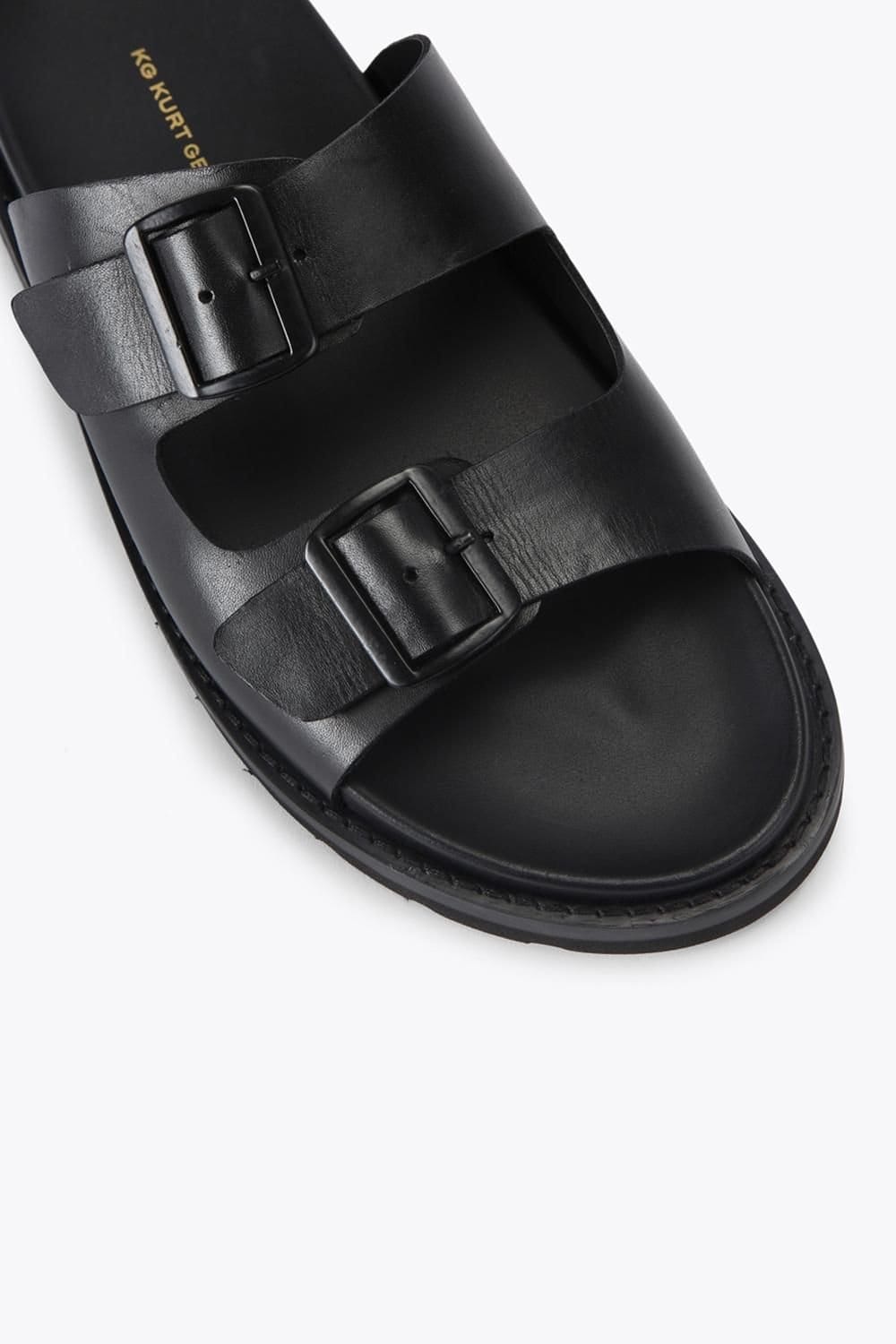 KG Kurt Geiger KG Kurt Geiger Men's 'Lisbon' Leather Sandals in Black - 4