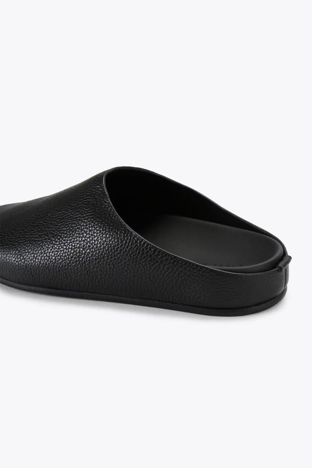 Steve Madden STEVE MADDEN Women's 'Fern Black Leather' Leather Flats - 3