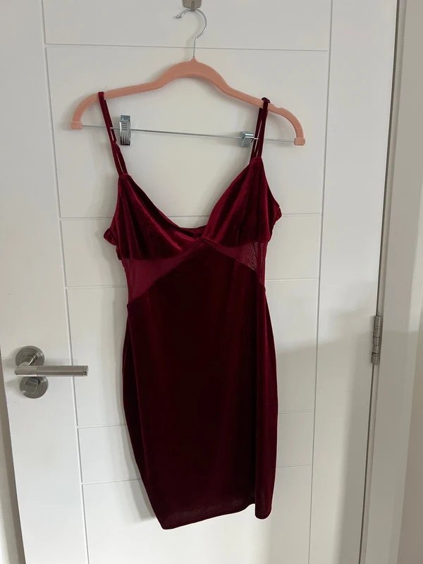 ASOS Red velvet dress from Asos Luxe - 1