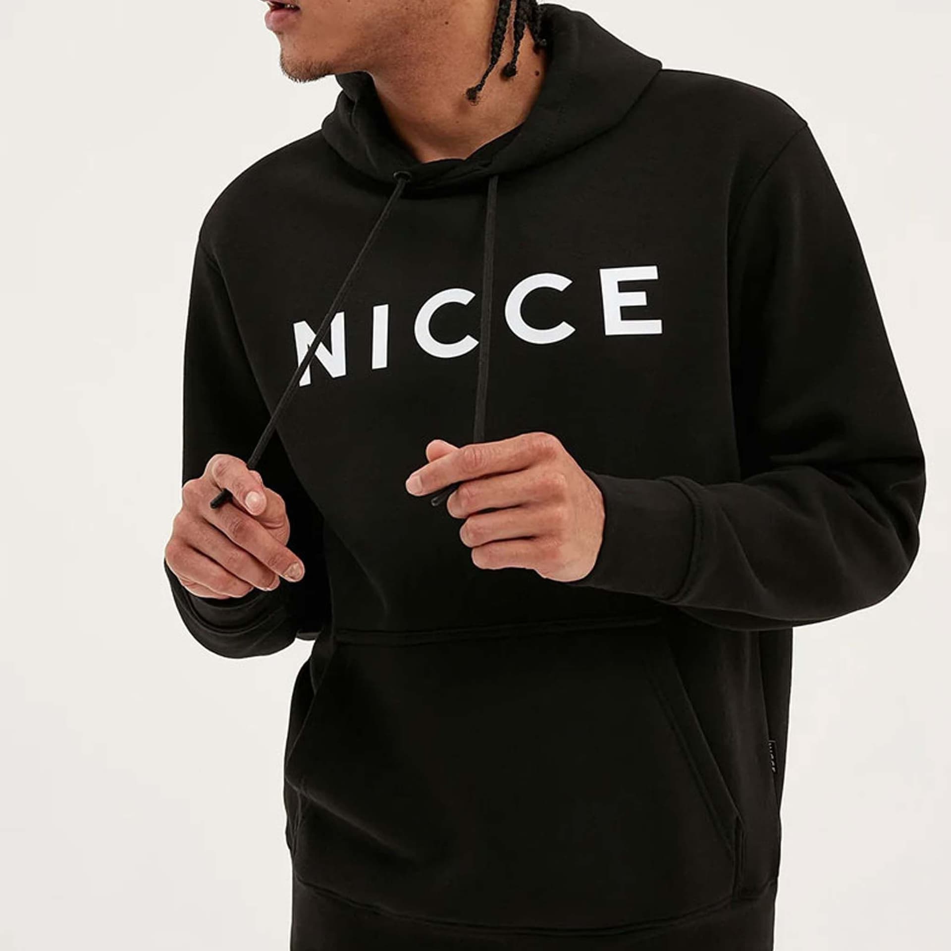 Nicce Nicce Men's Original Logo Black Hoodie