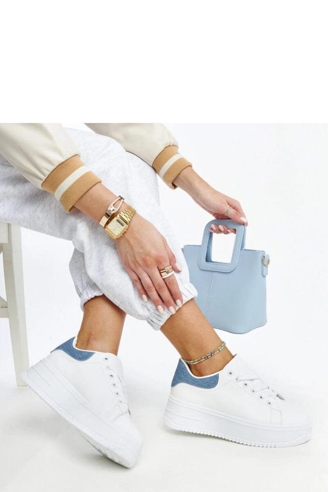 Love Lace Love Lace Women's Ottavia Platform Sneakers in with Rubber Sole Comfort in White - 2