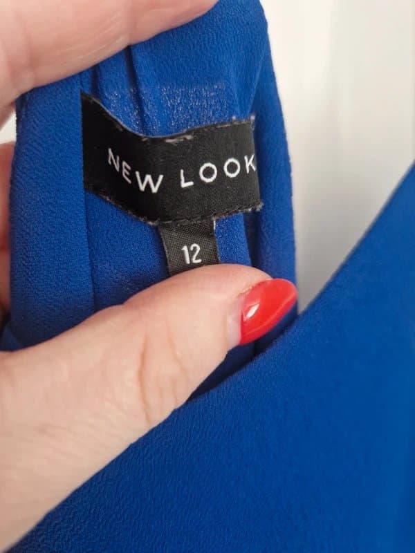 New Look Blue New look halter floaty top