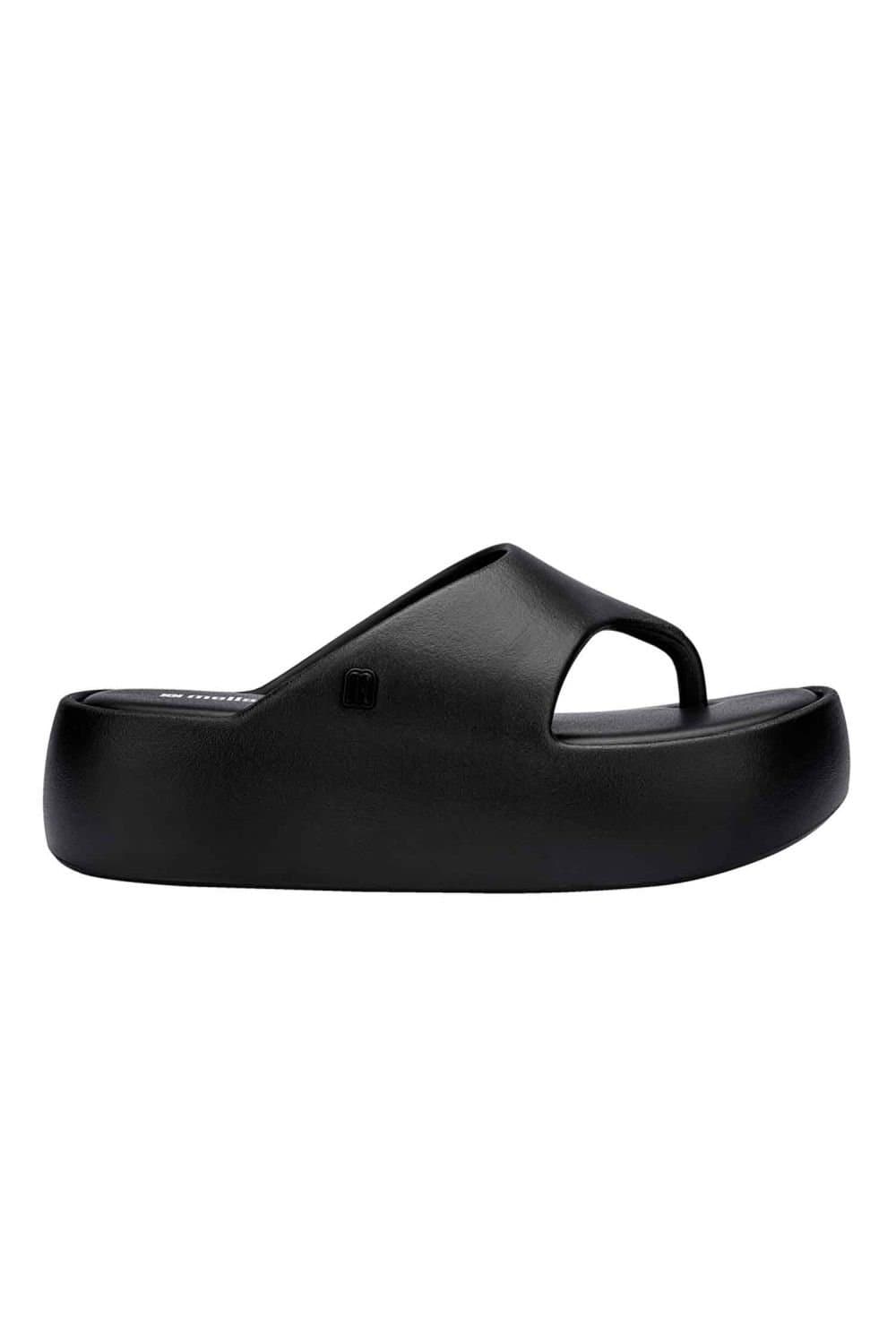 Melissa Shoes Melissa Shoes Women's Free Platform Thong Jelly Sliders in Black