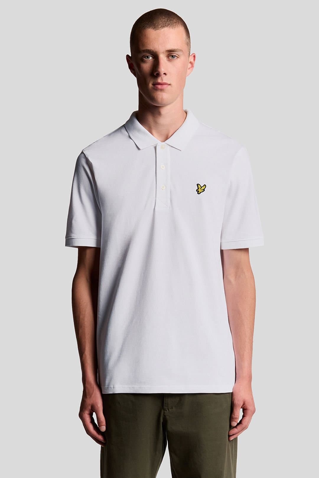 Lyle & Scott Lyle & Scott Men's Plain Polo Shirt White
