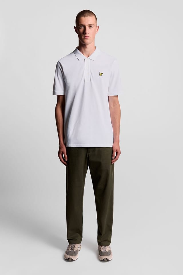 Lyle & Scott Lyle & Scott Men's Plain Polo Shirt White - 2