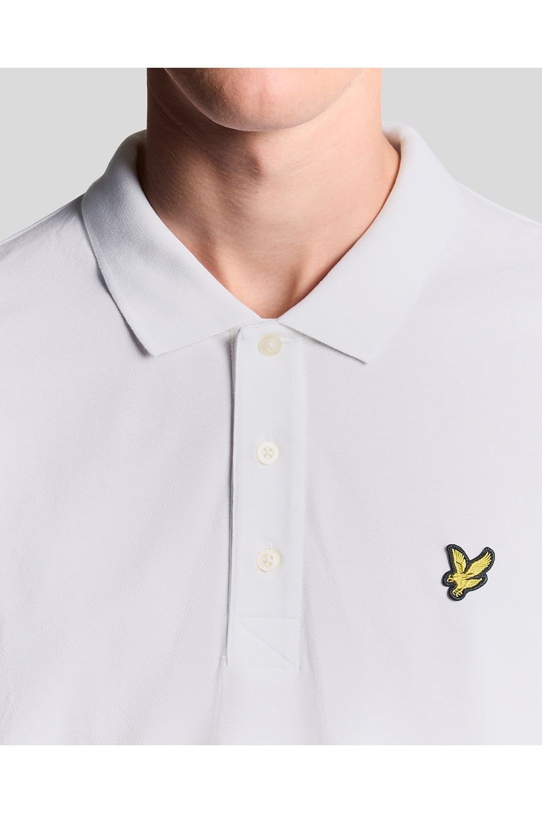 Lyle & Scott Lyle & Scott Men's Plain Polo Shirt White - 4