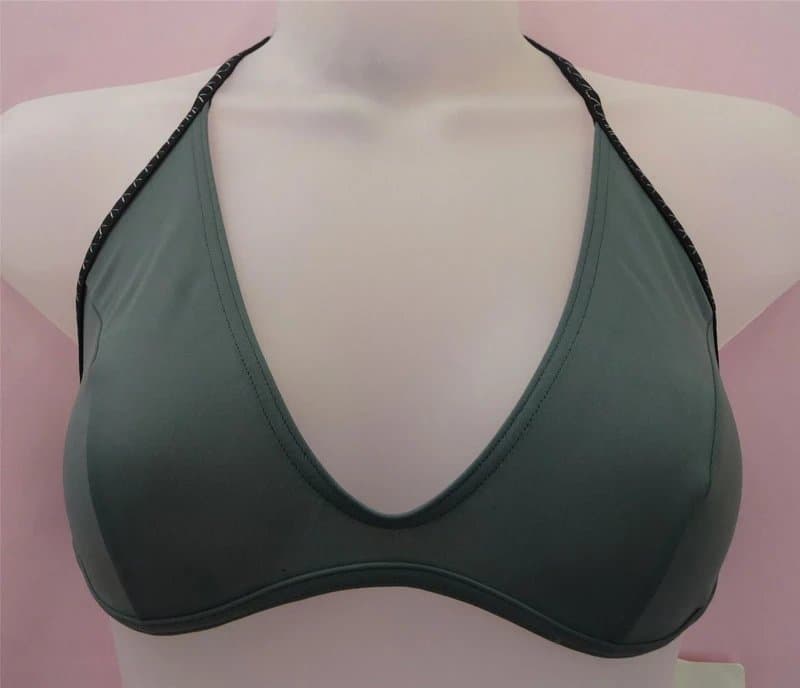 Triumph Triumph Combini 82302 Cot Non Wired Halter Neck Bikini Top Grey 38