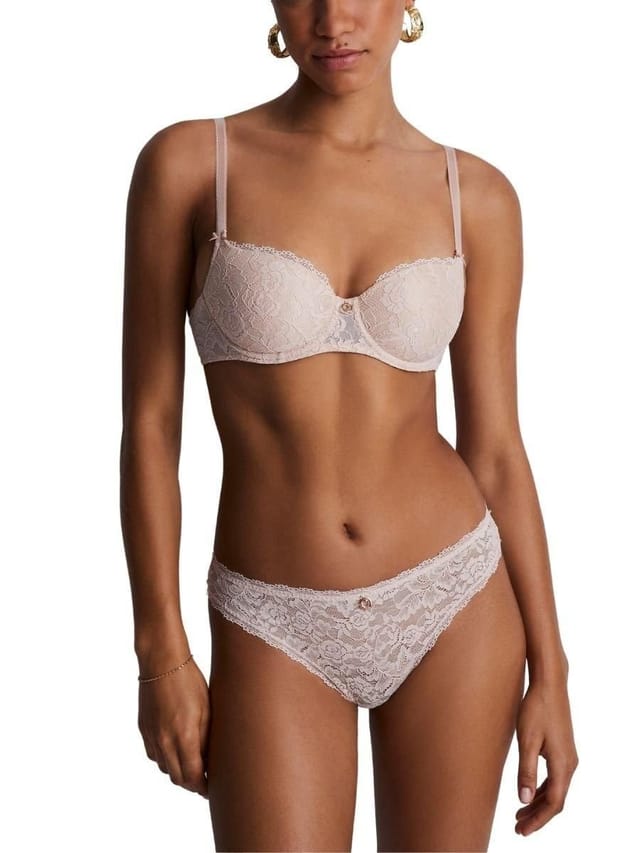 Aubade Aubade Women's Rosessence Care Half Cup Bra in Pink - 3