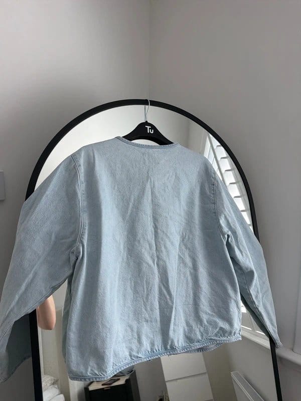 ASOS Design Light Blue Denim Top Jacket