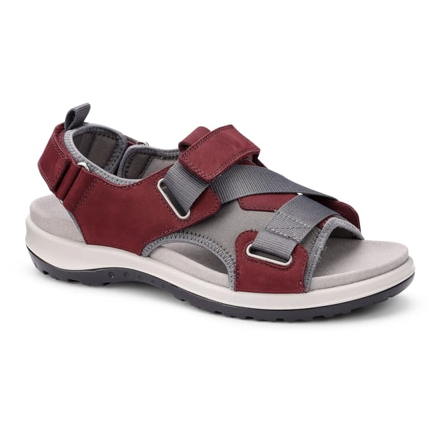 Hotter Hotter Women's 'Pursue' Sandals in Maroon - 2