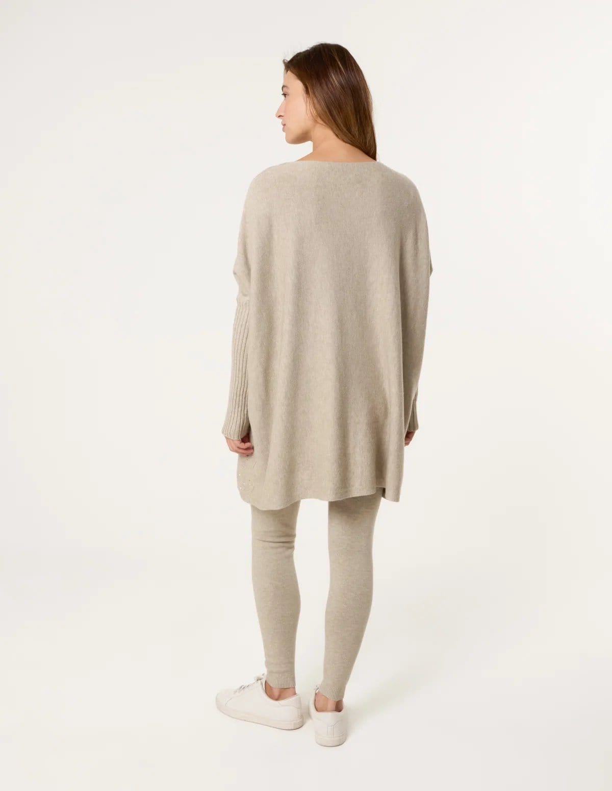 Blue Vanilla Scattered Studded Embellished Knitwear Set - 4