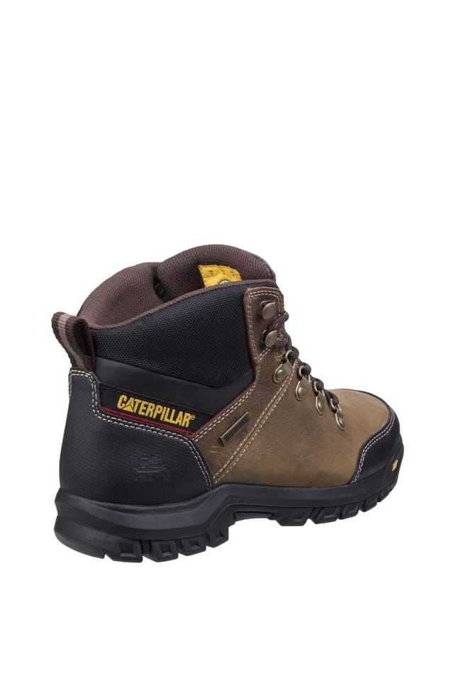 Caterpillar Caterpillar Men's 'Framework' Leather Safety Footwear in Brown - 2