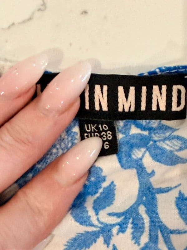 Girl in Mind Blue and white maxi dress - 1