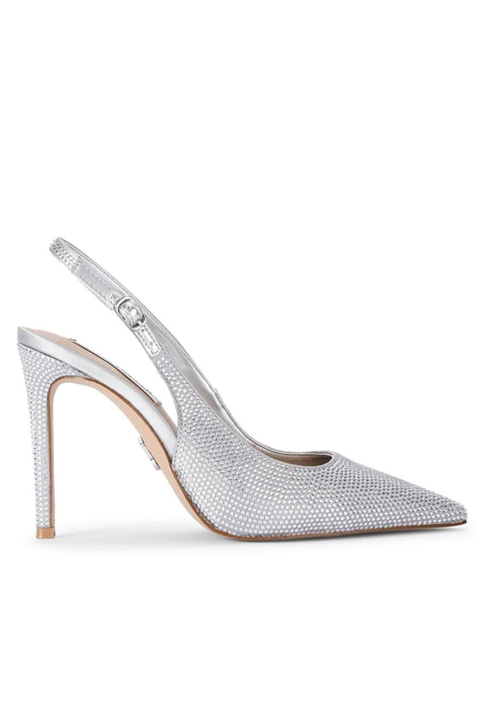 Steve Madden STEVE MADDEN Women's 'Tremble Silver' Heels in Silver