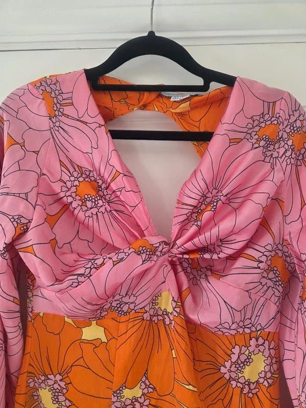 Never Fully Dressed Never fully dressed summer satin dress size 8 with open pack