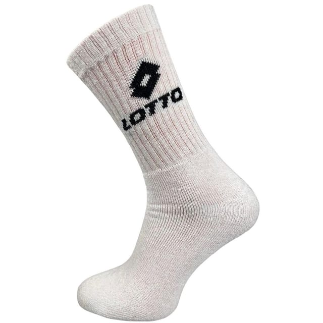 Lotto Lotto Men's Terrycloth Socks (Pack of 3) in White - 2