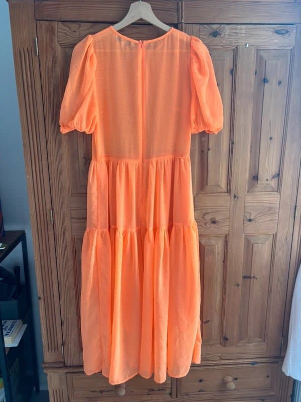Never Fully Dressed Orange Never Fully Dressed sheer summer dress