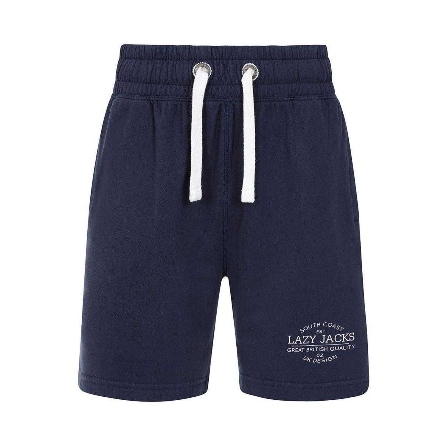 Lazy Jacks Lazy Jacks Men's Heavyweight Jersey Shorts in Dark Blue
