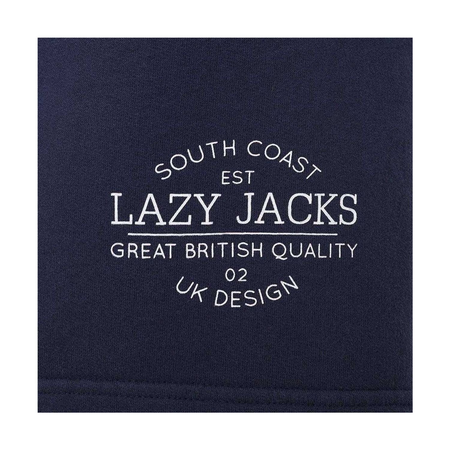 Lazy Jacks Lazy Jacks Men's Heavyweight Jersey Shorts in Dark Blue - 4