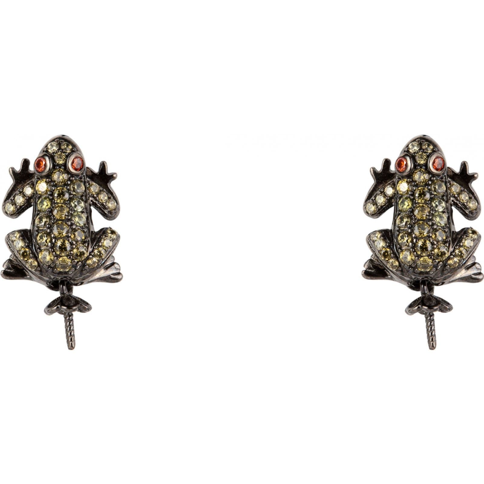Lancaster Lancaster Women's JLA-EAR-FROG-3 Pair Of Earrings