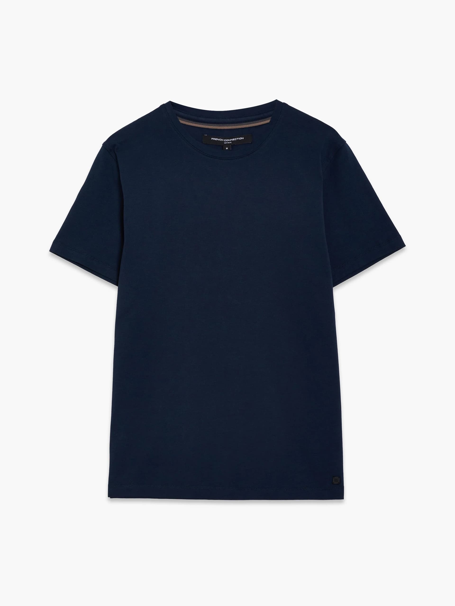 French Connection Short Sleeve Crew Neck T-Shirt Navy Blue
