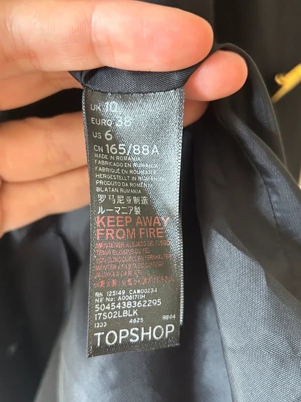 Topshop Original topshop sleeveless blazer