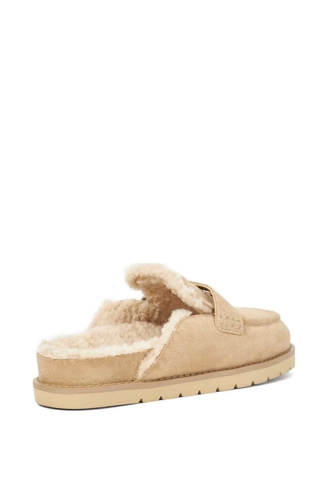 Dune London Dune London Women's 'Goldys' Suede Mules in Brown - 3